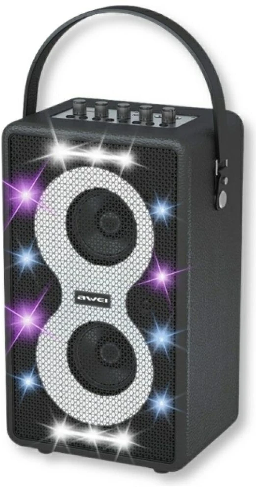 AWEI KA15 Bluetooth 5.3 70W Wireless Speaker juodos spalvos