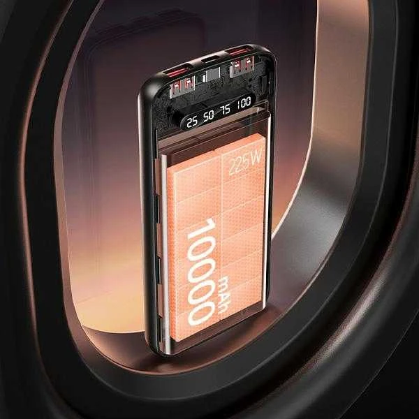 Išorinė baterija Power Bank Awei P10K 22.5W 10000mAh juoda