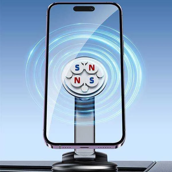 AWEI magnetinis automobilio laikiklis X45 priekiniam stiklui / kabinai, juodas