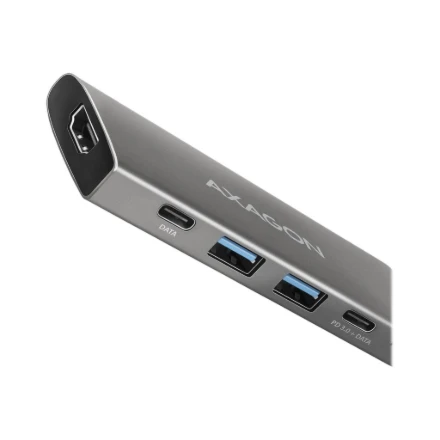 AXAGON | USB-C 10Gbps SPEEDSTER 5in1 šakotuvas (2.0 versija) | HMC-5G2 | HDMI jungtys kiekis: 1