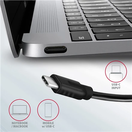 AXAGON | USB-C 10Gbps SPEEDSTER 5in1 šakotuvas (2.0 versija) | HMC-5G2 | HDMI jungtys kiekis: 1