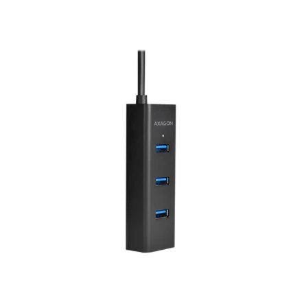 AXAGON HUE-S2BL 4x USB3.0 įkrovimo šakotuvas 1,2 m laidas, MicroUSB įkrovimas