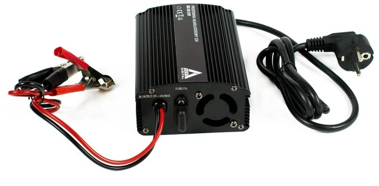 AZO Digital 12 V tinklo įkroviklis BC-10 10A akumuliatoriams (230V/12V) 3 įkrovimo pakopos