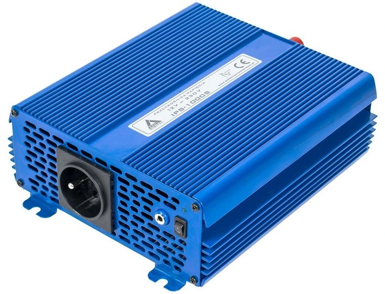 AZO DIGITAL įtampos konverteris 12 VDC / 230 VAC ECO MODE SINUS IPS-1000S 1000W