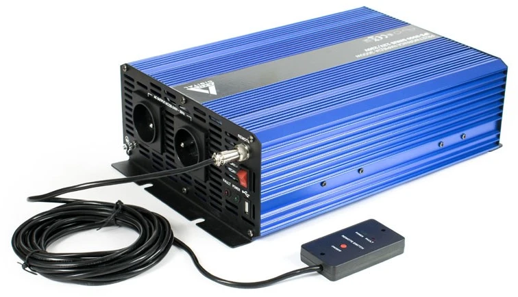 AZO Digital 12 VDC / 230 VAC įtampos keitiklis SINUS IPS-3000S 3000W