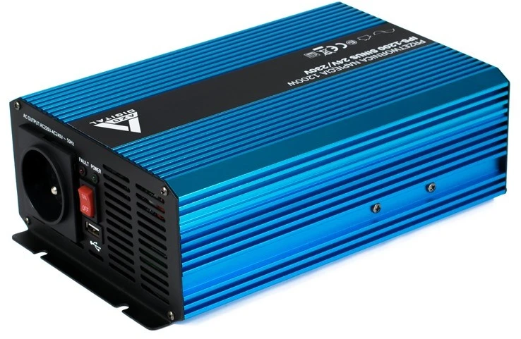AZO Digital 24 VDC / 230 VAC įtampos keitiklis SINUS IPS-1200S 1200W