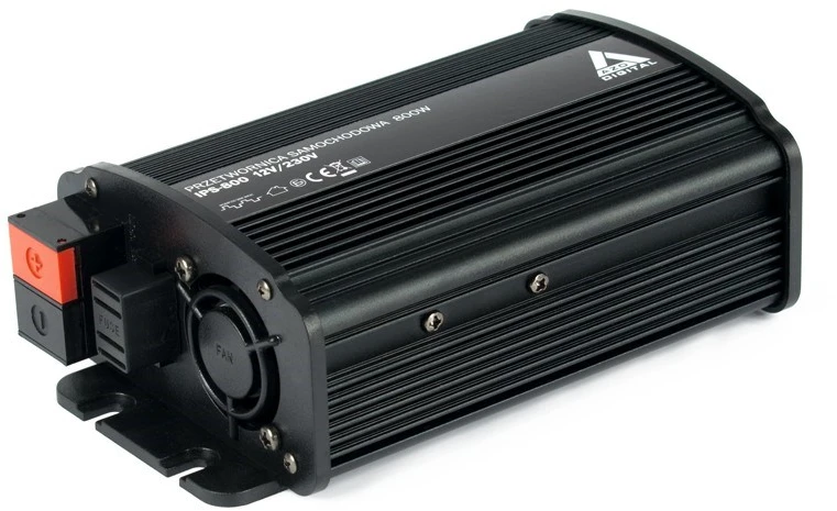 Automobilinis įtampos keitiklis AZO Digital12 VDC / 230 VAC IPS-800U 800W