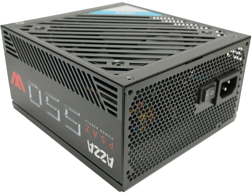 AZA Azza PSAZ-550W maitinimo blokas 20+4 pin ATX ATX Juoda