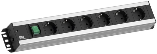 Bachmann 300.003 elektros tinklo ilgintuvas 2 m 6 AC išvestis(ys / čių) Vidaus Juoda