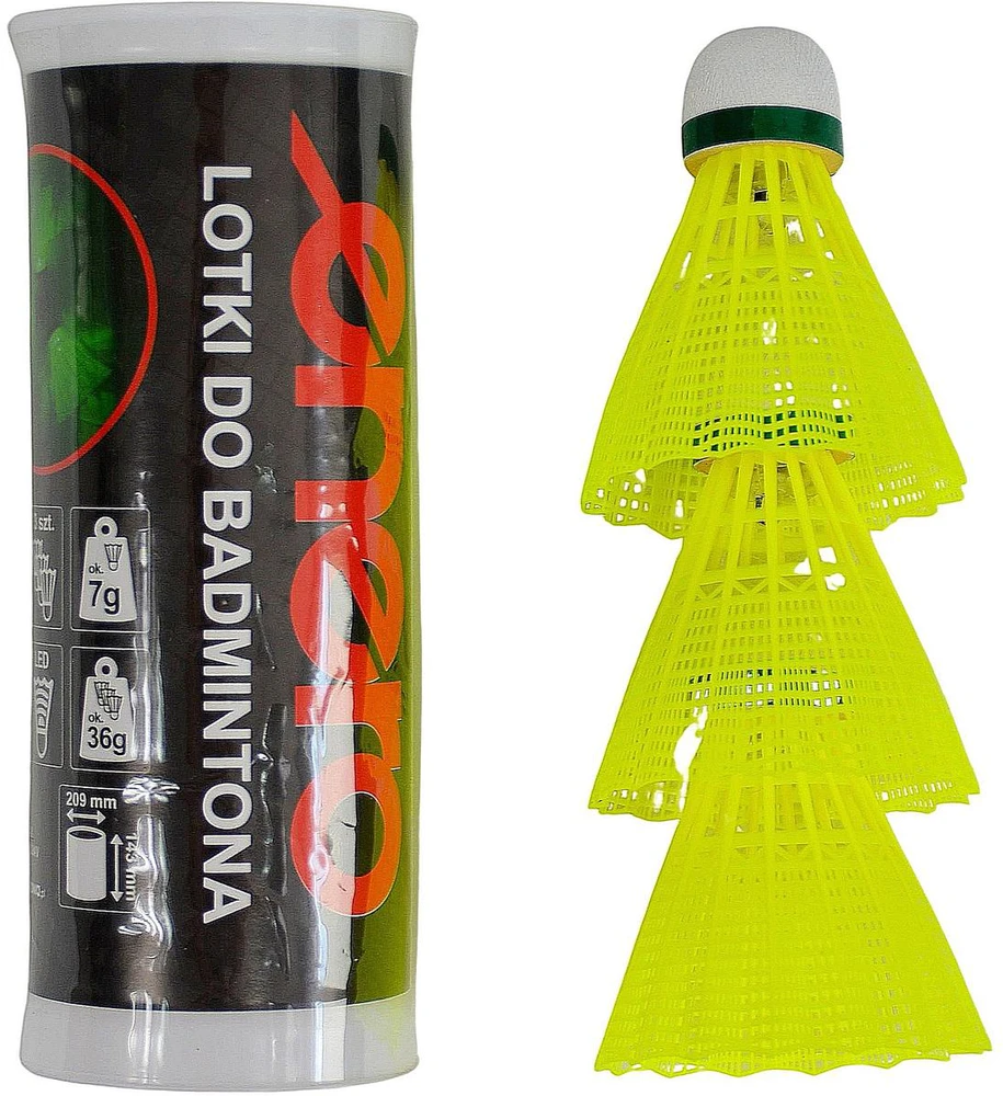 Badmintono Plunksnelės Enero, 3 vnt., 1061085