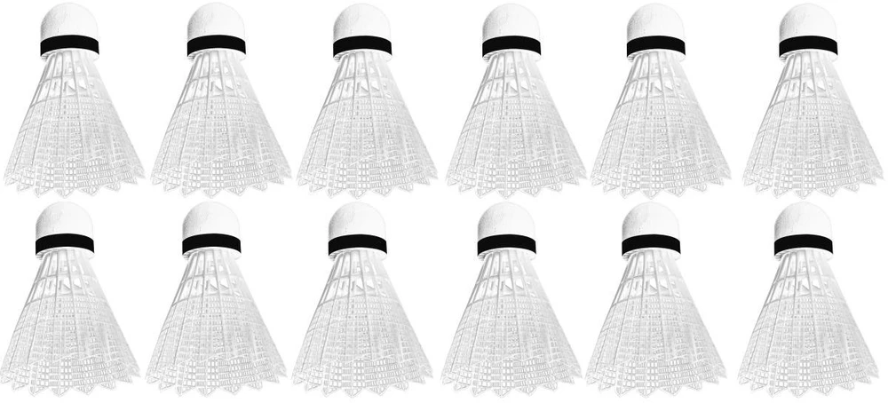 XQMAX Badmintono nyloninės plunksnos 12 vnt