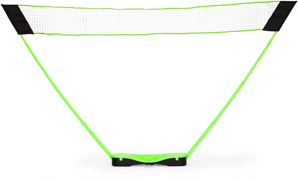 Badmintono rinkinys 300×156 cm sulankstomas tinklas, raketės, skraidukai, lagaminas, MOVEPRO