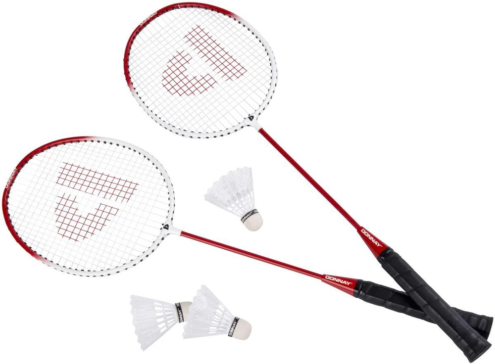 BADMINTONO RINKINYS DĖKLE RAUDONAS 6-VIENAME DONNAY 1051246