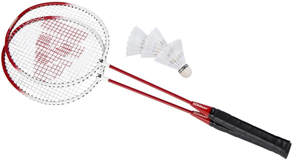 BADMINTONO RINKINYS DĖKLE RAUDONAS 6-VIENAME DONNAY 1051246