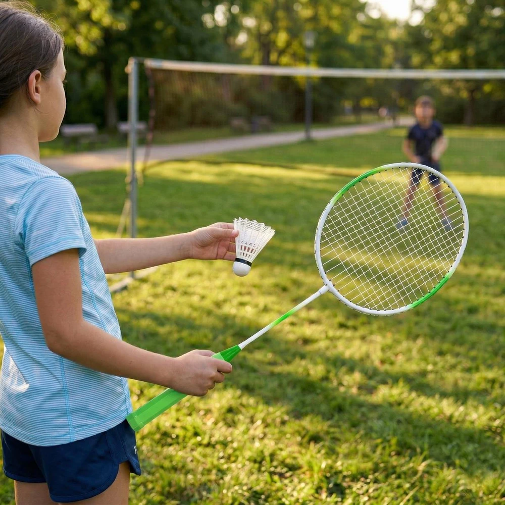 BADMINTONO RINKINYS ŽALIAS EDDY TOYS 1083230