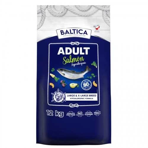 BALTICA Excellent Hypoallergenic Adult Large and X-Large breeds lašiša – sausas Maistas šunims – 12kg