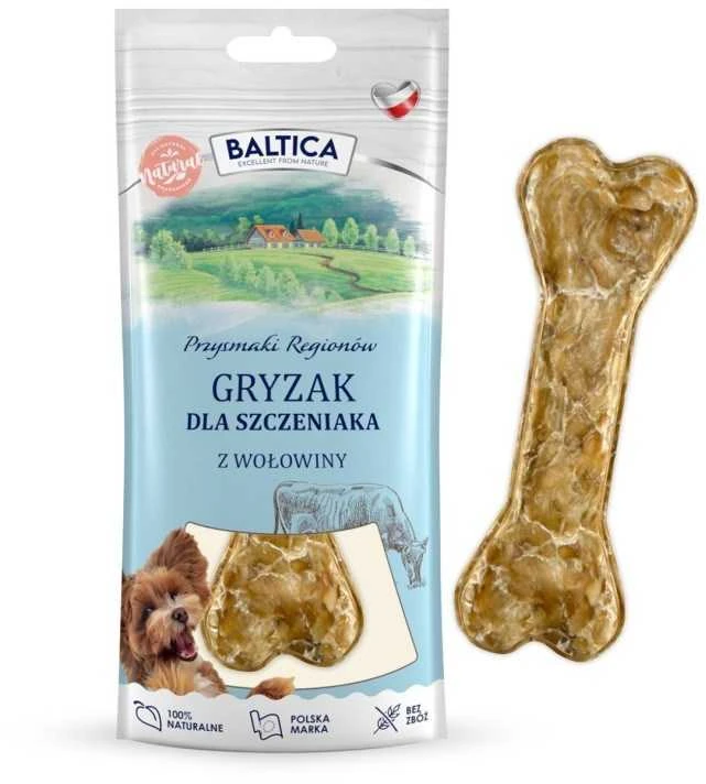BALTICA Przysmaki regionów Chewing bone Puppy jautiena – skanėstas šuniui – 1