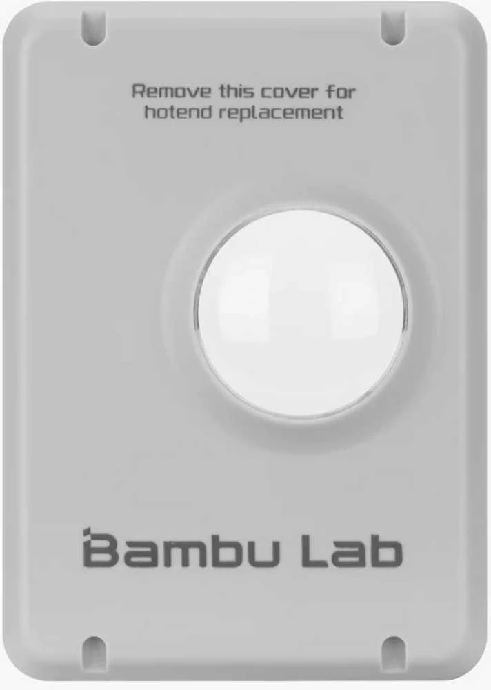 Bambu Lab A1 spausdintuvo galvutės dangtelis su instrukcija