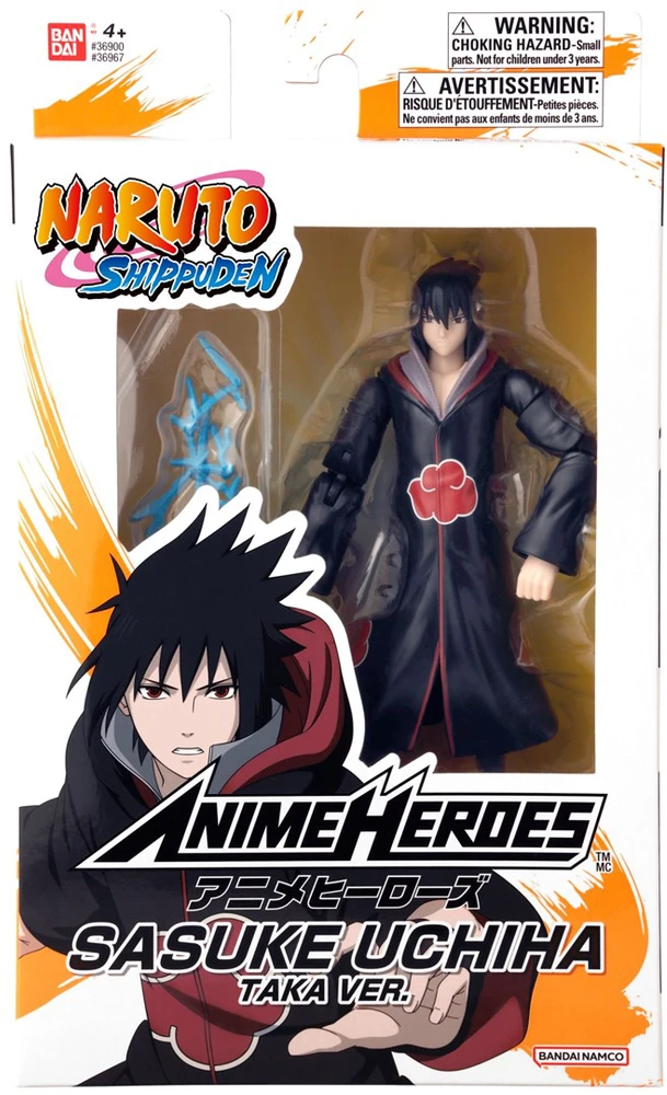 Bandai ANIME HEROES NARUTO - UCHIHA SASUKE TAKA. VER.
