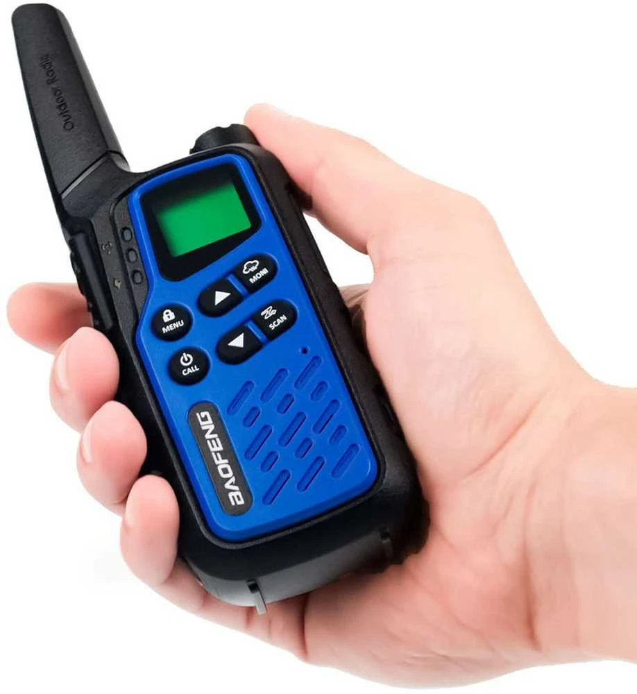 Radijo Stotelė - Baofeng BF-T25E 16 Kanalų VOX 10 km Nuotolis 1400mAh Baterija Tamsiai Mėlyna
