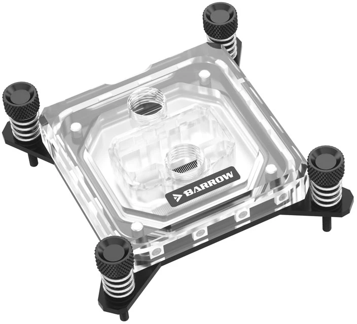 Barrow Intel CPU Wasserblock RGB,Acryl - juodas