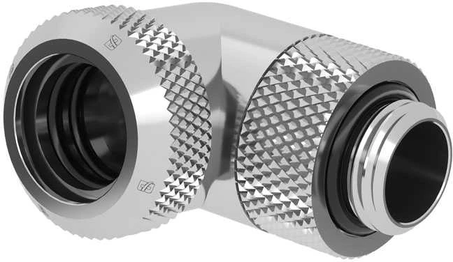 Barrow 90 laipsnių adapteris 14mm kietam vamzdžiui, sidabrinis