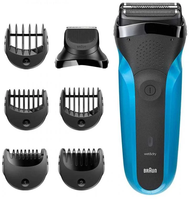Barzdaskutė Braun 310BT WD, ni-mh, mėlyna/juoda