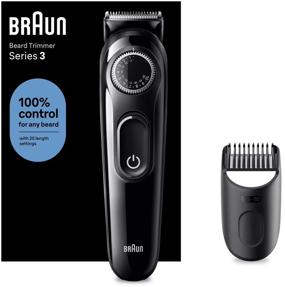 Barzdaskutė Braun Seria 3 BT3400 juoda