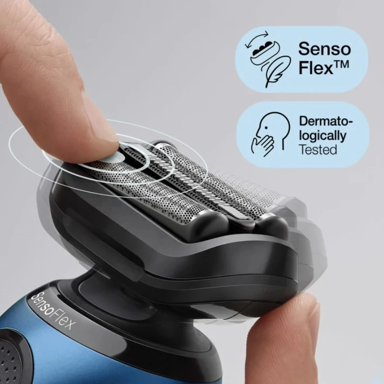 Barzdaskutė Braun Series 6 61-B4500cs Skustuvas Apkarpymo mašinėlė Juoda, Mėlyna
