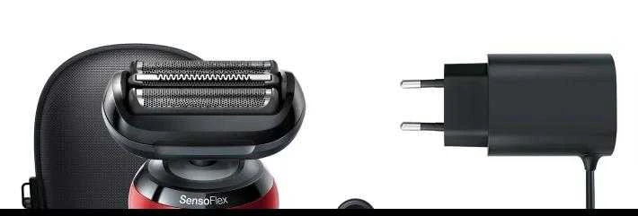 Braun | Shaver | 61-R1200s | Operating time (max) 50 min | Wet & Dry | Raudona/Juodas
