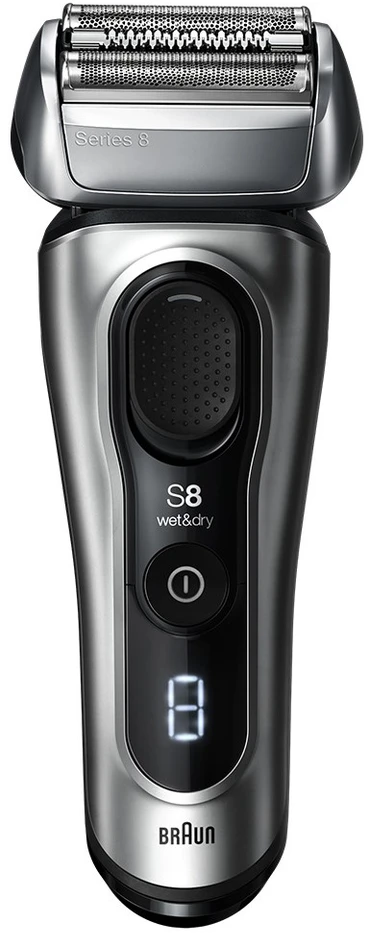 Braun Series 8 8567cc Skustuvas Apkarpymo mašinėlė Juoda, Sidabras