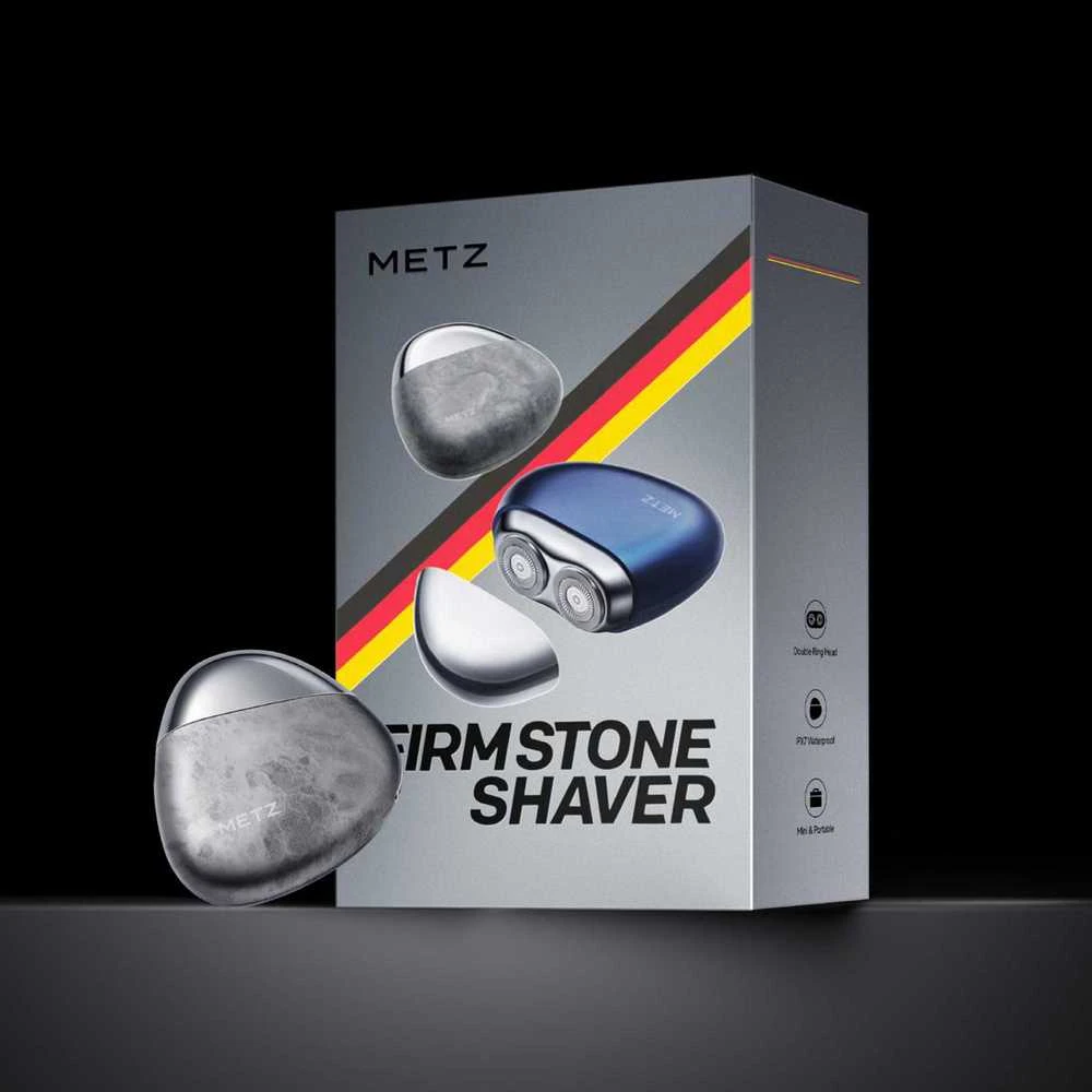 Barzdaskutė MZPS021 Metz Firm stone Shaver, Navy Mėlyna.