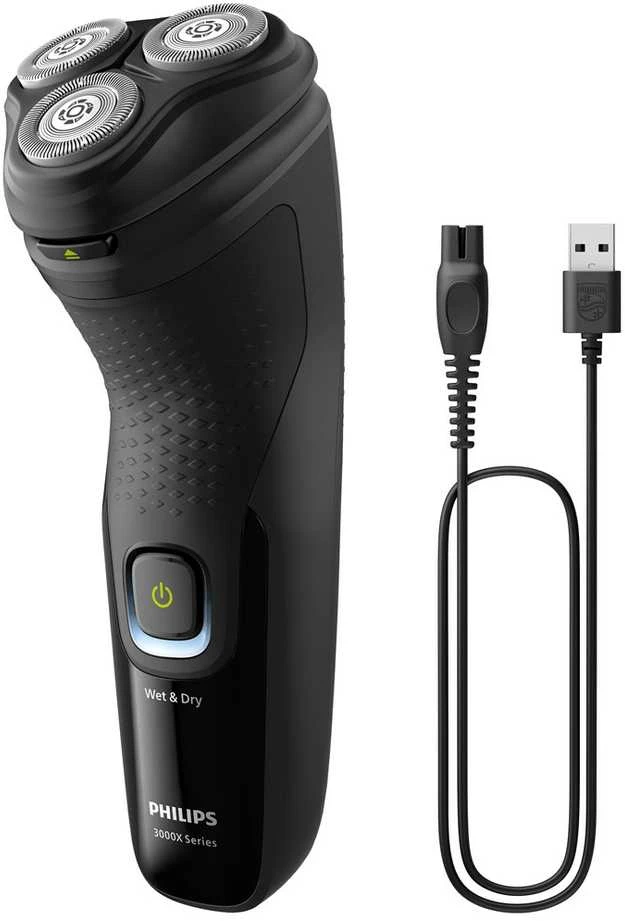 Philips X3021/00 men's shaver Rotation shaver Trimmer Juodas