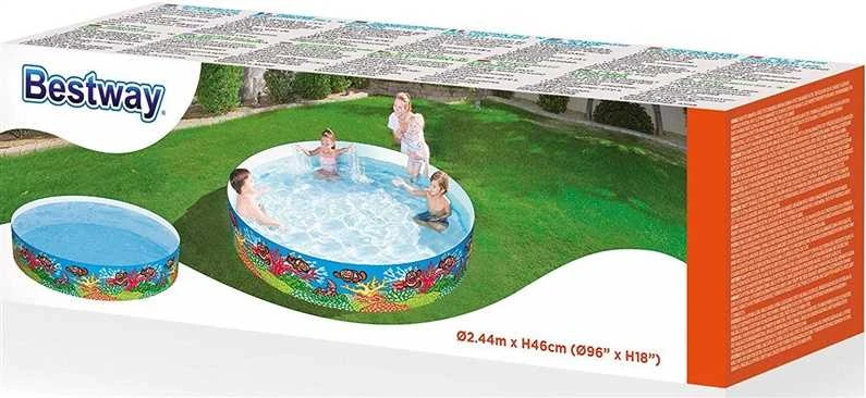 BESTWAY baseinas Odisėja, skersmuo 2.44m x H46cm, 55031