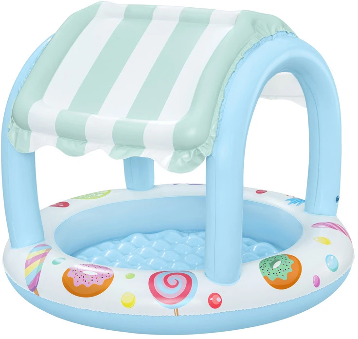 Pripučiamas vaikiškas baseinas Bestway su stogeliu, 104 × 84 cm