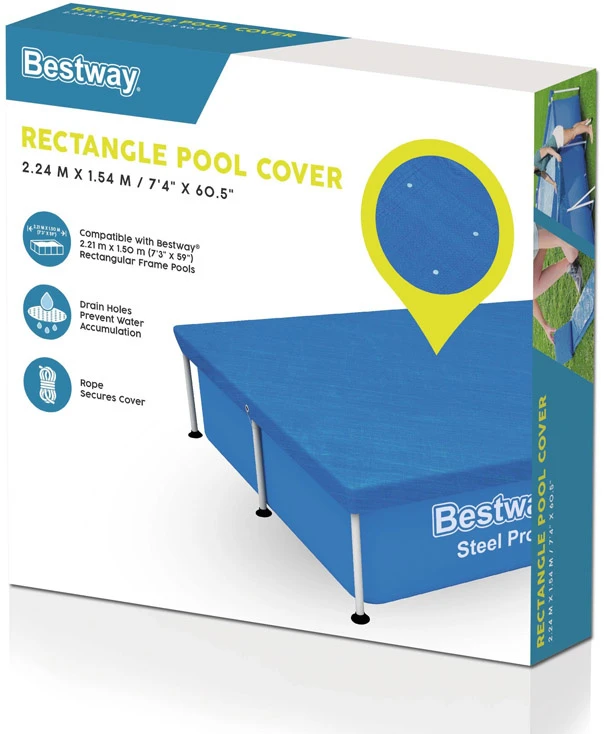 Bestway Baseino uždangalas Flowclear, 221x150cm