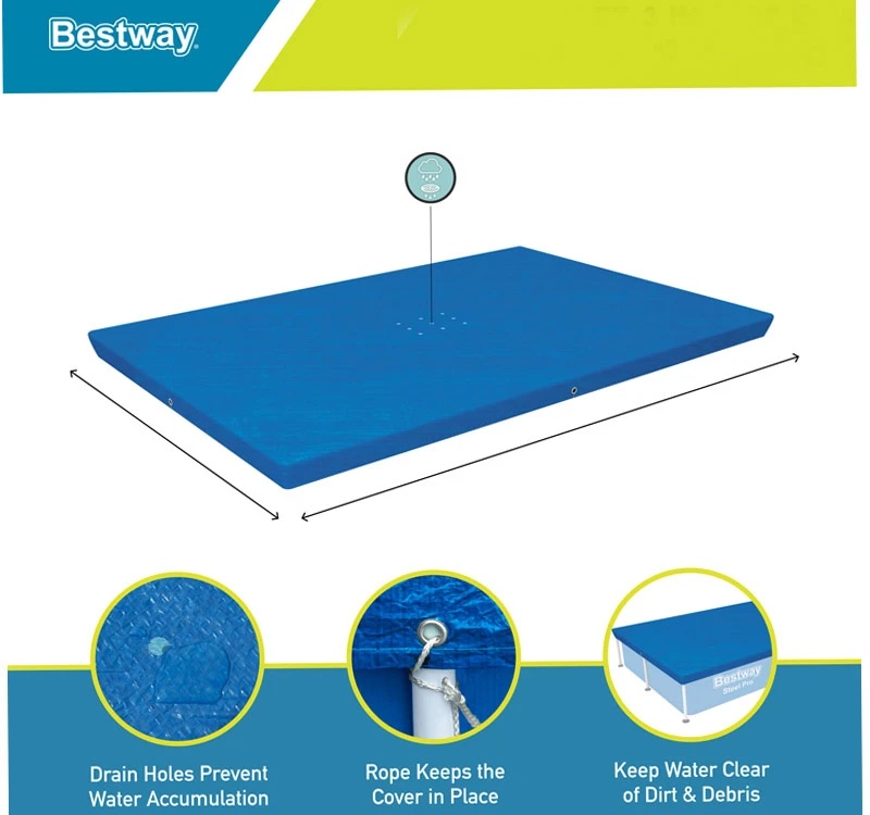 Bestway Baseino uždangalas Flowclear, 221x150cm