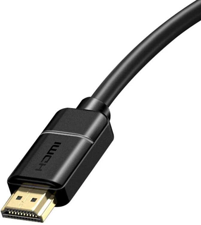 Kabelis HDMI-HDMI kištukai 1.0m (HDMI 2.0) juodas 4K 60Hz, BASEUS