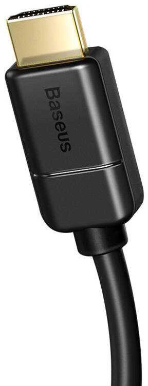 Kabelis HDMI-HDMI kištukai 1.0m (HDMI 2.0) juodas 4K 60Hz, BASEUS