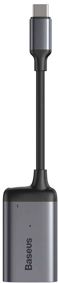 „Baseus“ adapteris šakotuvas – C tipo į VGA + C tipo PD – (CAHUB-O0G) tamsiai pilkas