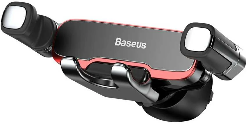 Baseus automobilinis laikiklis Mr Hui juodas, skirtas tvirtinti prie automobilio grotelių
