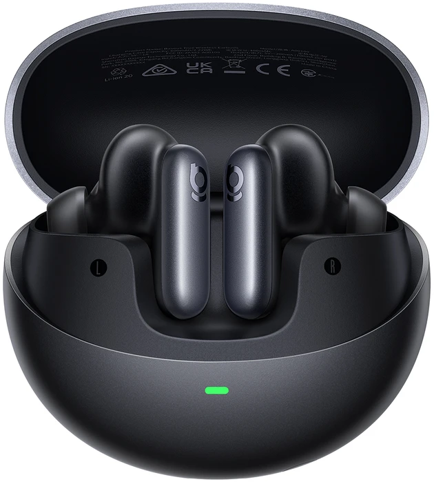 Baseus Belaidės Bluetooth 6.1 ausinės Inspire XP1 su įkrovimo dėklu ir triukšmo slopinimu, juodos