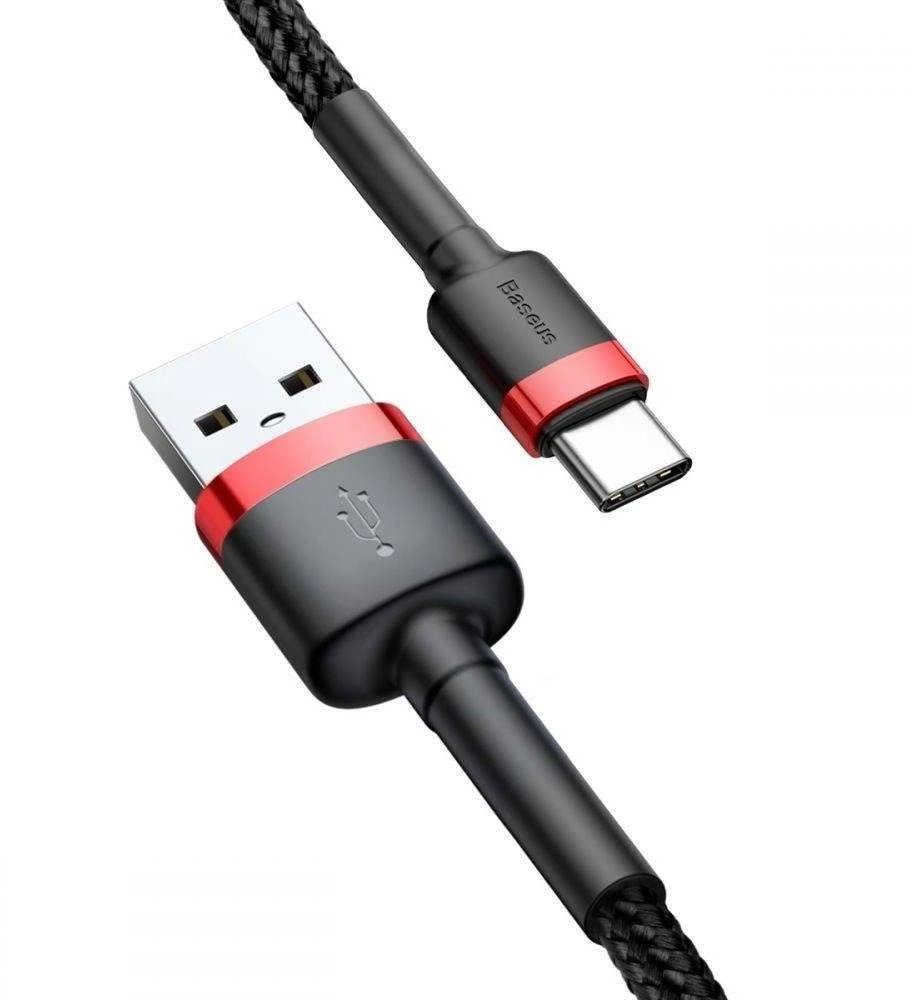 Baseus Cafule kabelis USB-C 2A 2m - Raudonas / Juodas