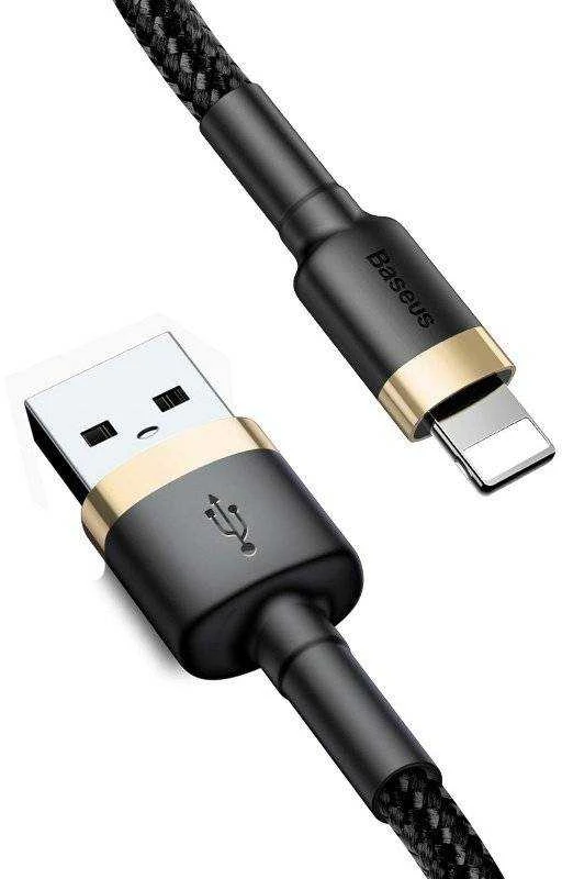 Baseus Cafule kabelis USB - Lightning 1.5A 2m - Auksinis / Juodas