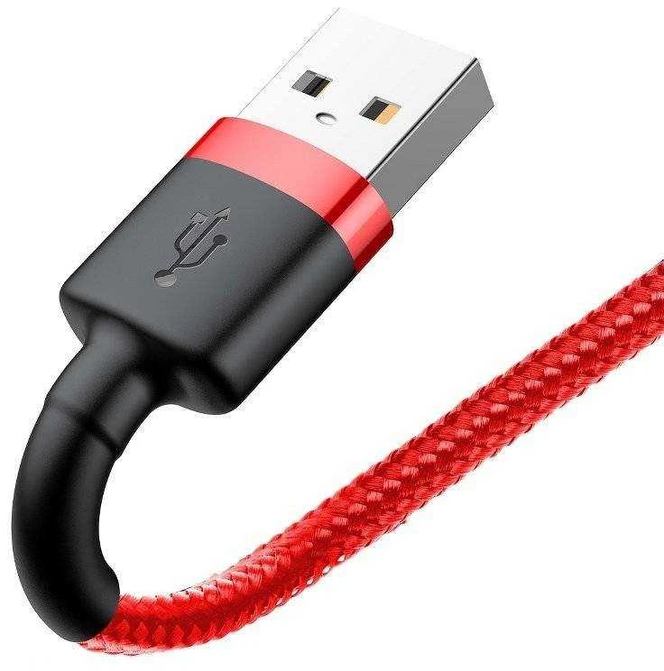 Baseus Cafule kabelis USB - Lightning 2A 3m - Raudonas