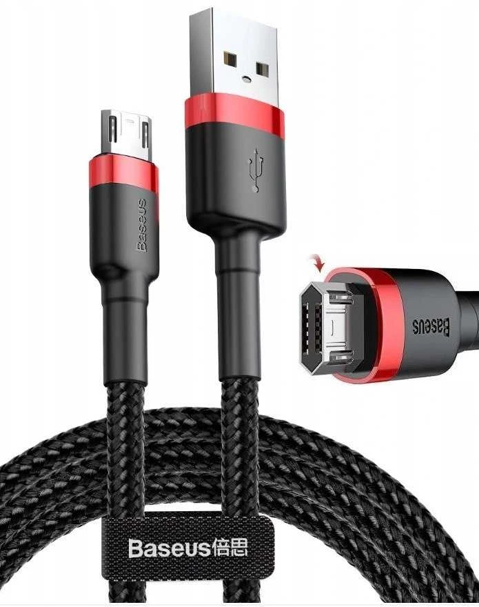 Baseus USB MicroUSB pakrovimo laidas | 1,5A/2m