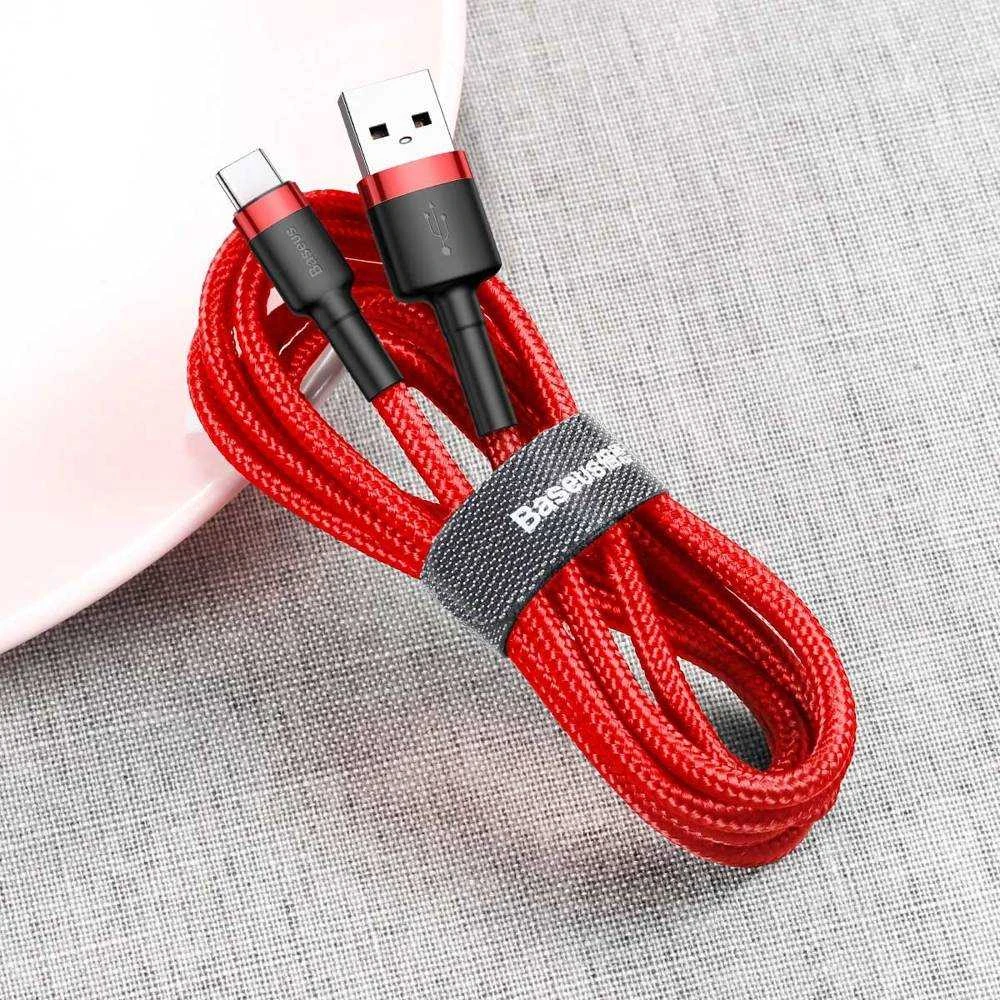 Kabelis Baseus Cafule USB į USB-C 3A 0,5 m