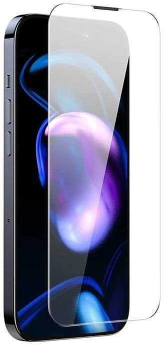 Baseus Crystal grūdintas stiklas, atsparus dulkėms, 0.3 mm, skirtas iPhone 14 Pro Max (2 vnt.)