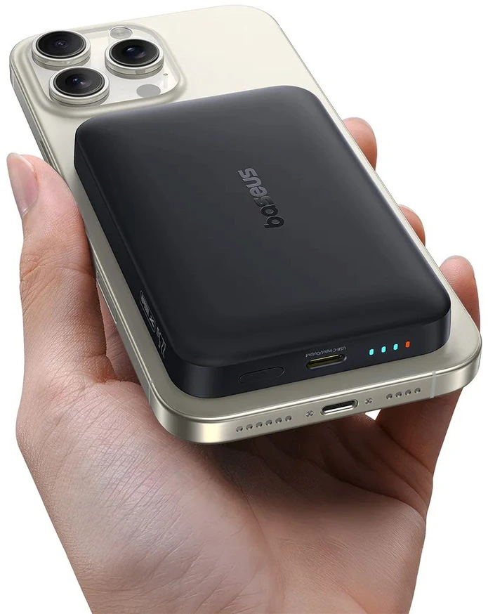 Baseus EnerFill FM11 10000 mAh Wireless charging Juodas