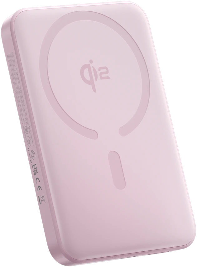 Baseus EnerFill FM12 magnetinis išorinis akumuliatorius 22.5W 10000mAh švelniai rožinis